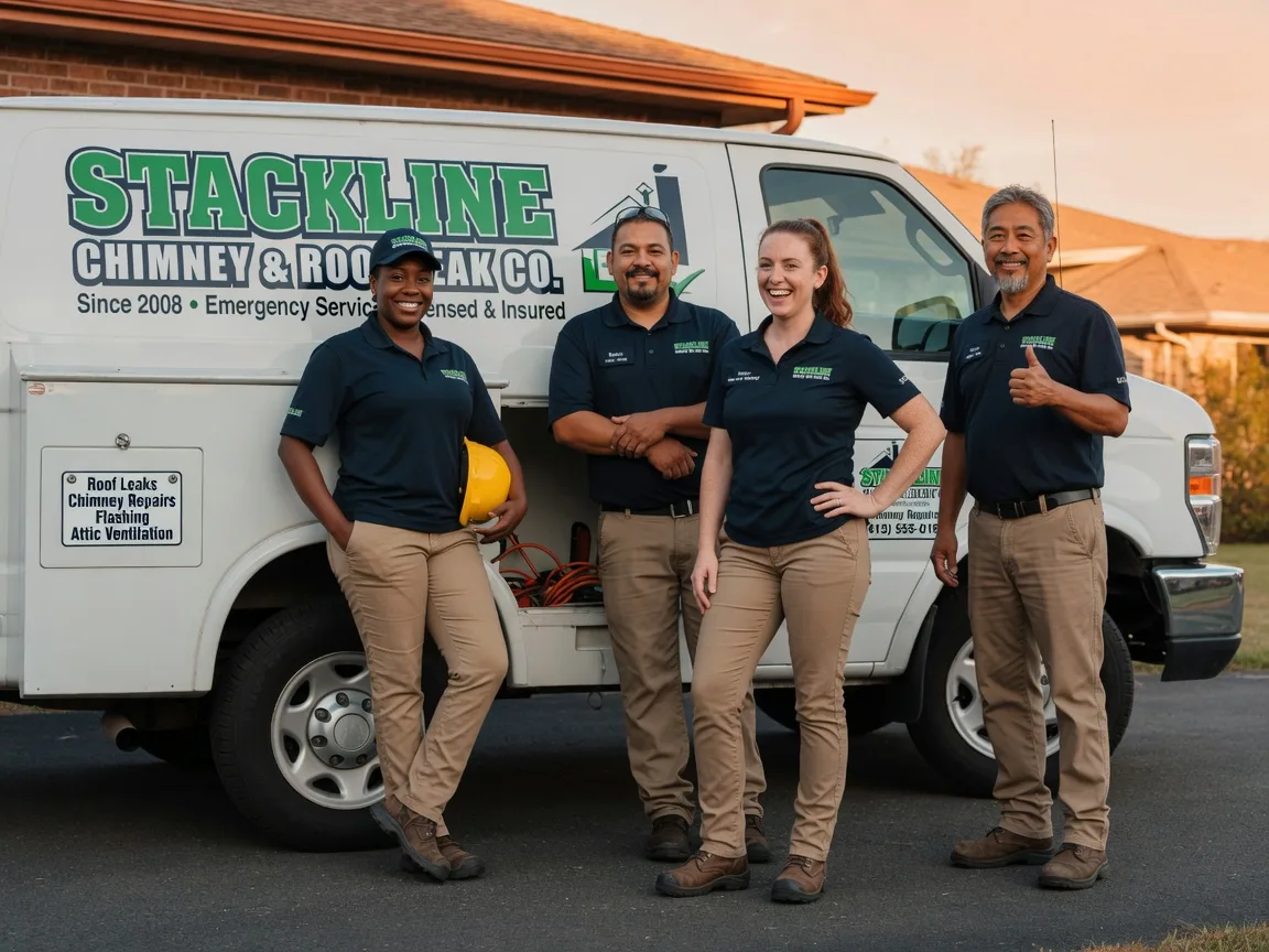 Chimney flashing repair company in Edina, MO